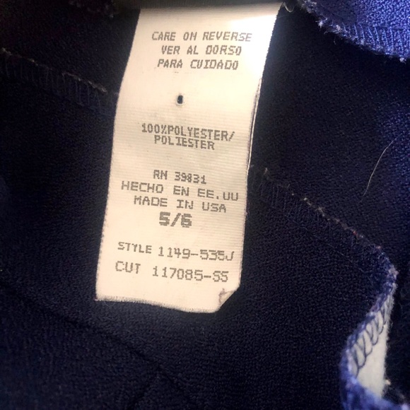 Vintage My Michelle Navy Skirt - Picture 6 of 6